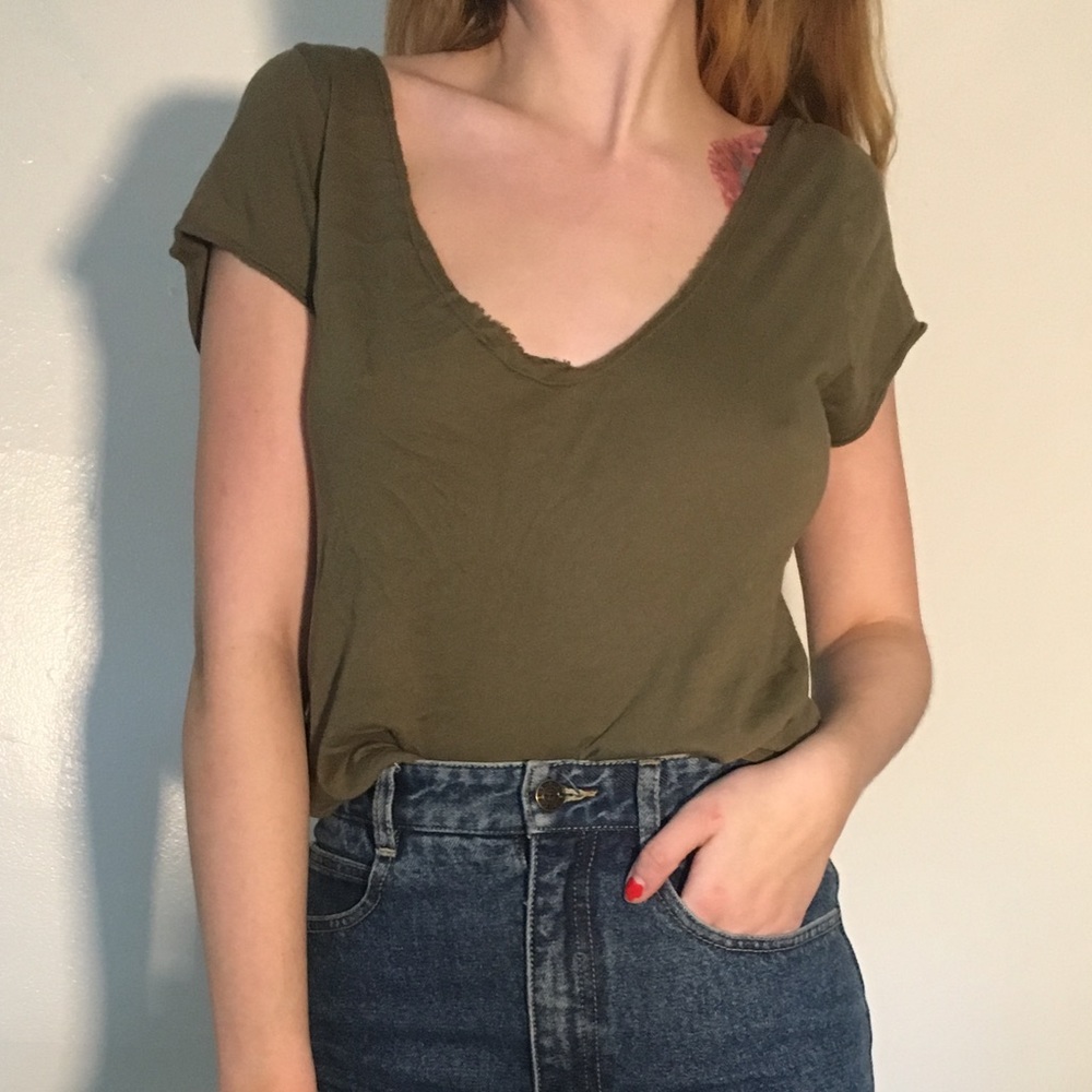 Olive Loose Tshirt